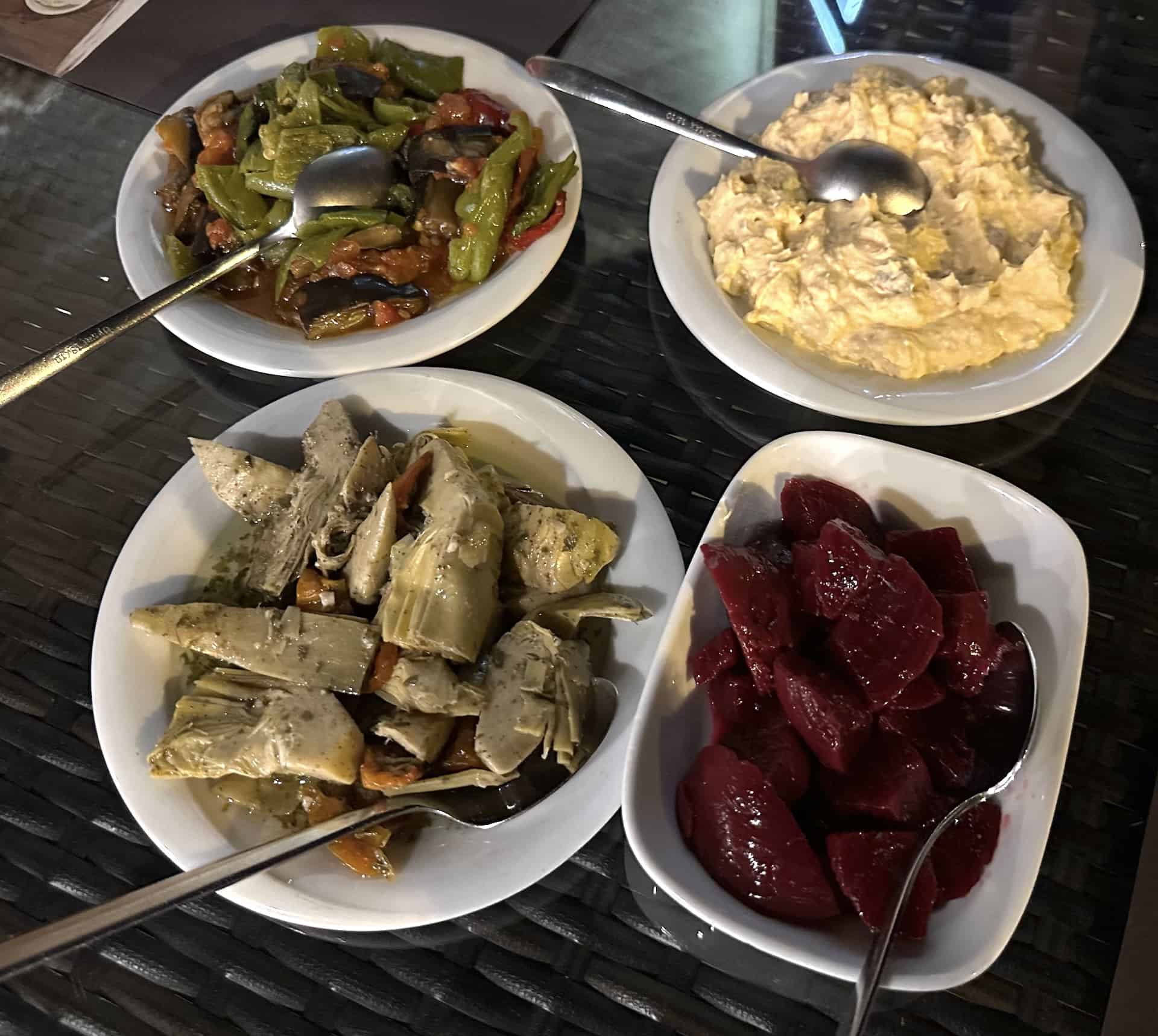 Meze dishes at Agora Restaurant