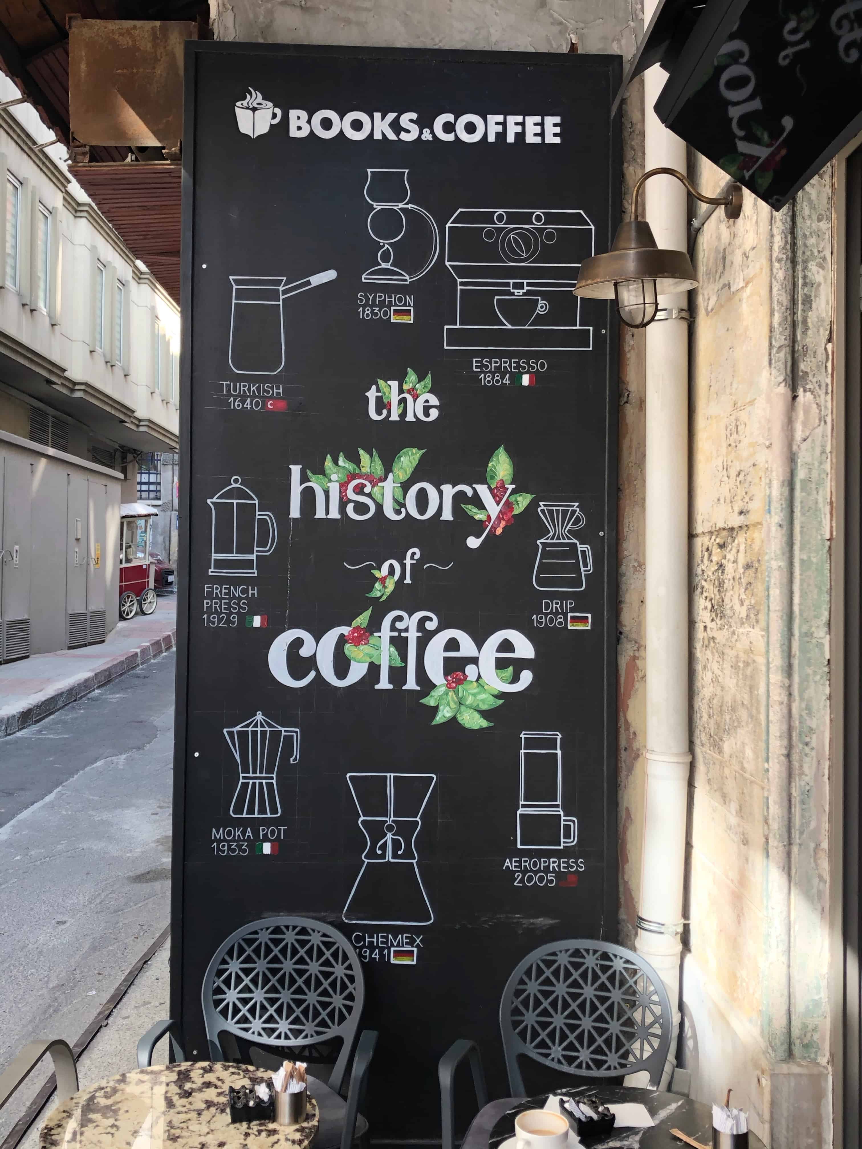 "History of Coffee" at Books & Coffee