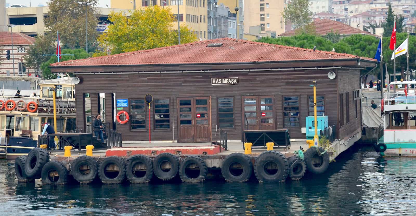 Kasımpaşa ferry terminal in Kasımpaşa, Istanbul, Turkey