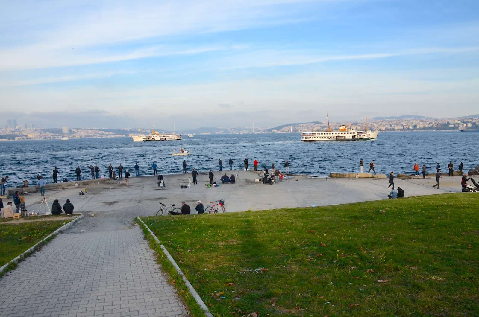 Sarayburnu Park in Istanbul, Turkey