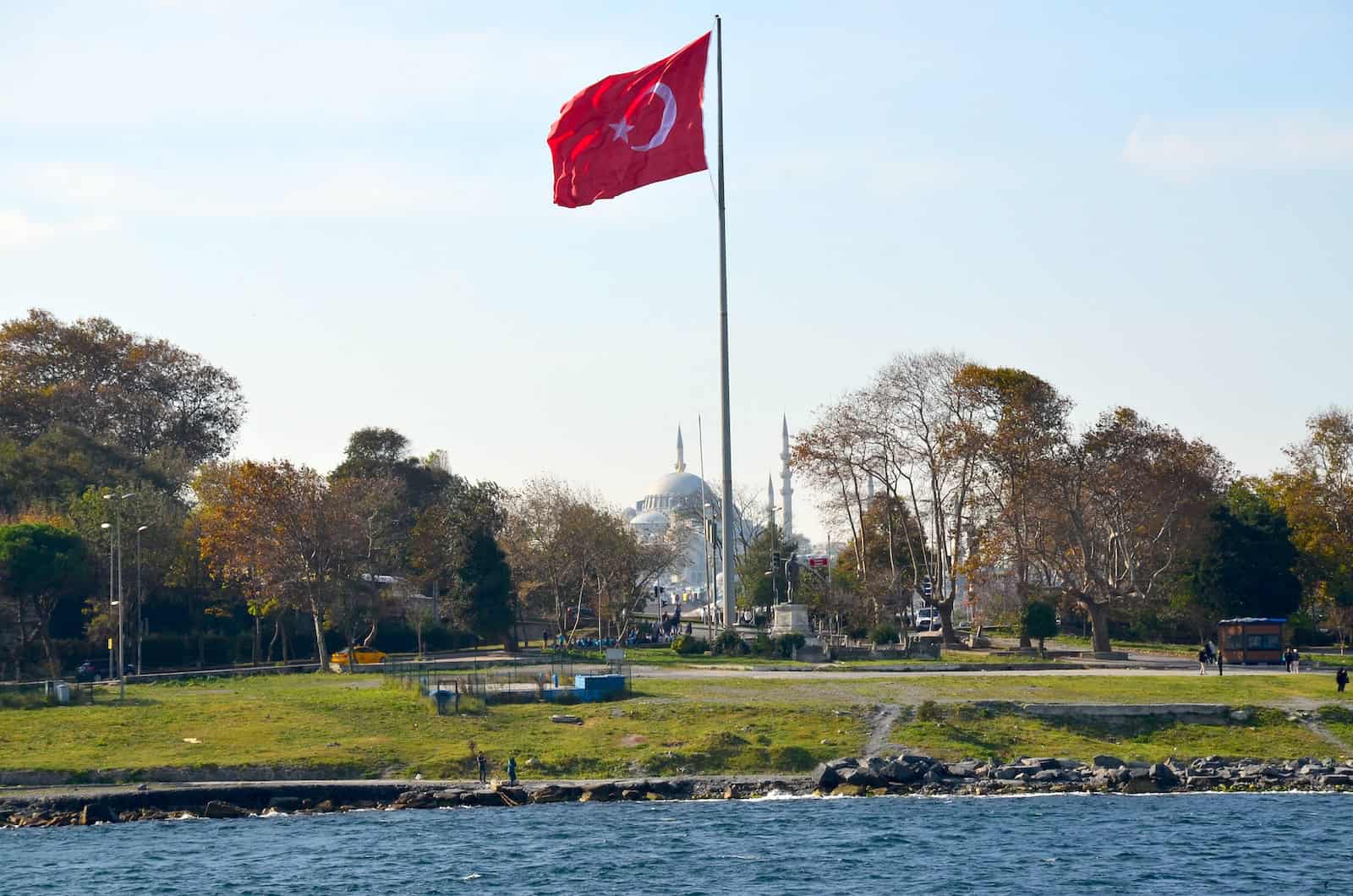 Sarayburnu Park in Istanbul, Turkey