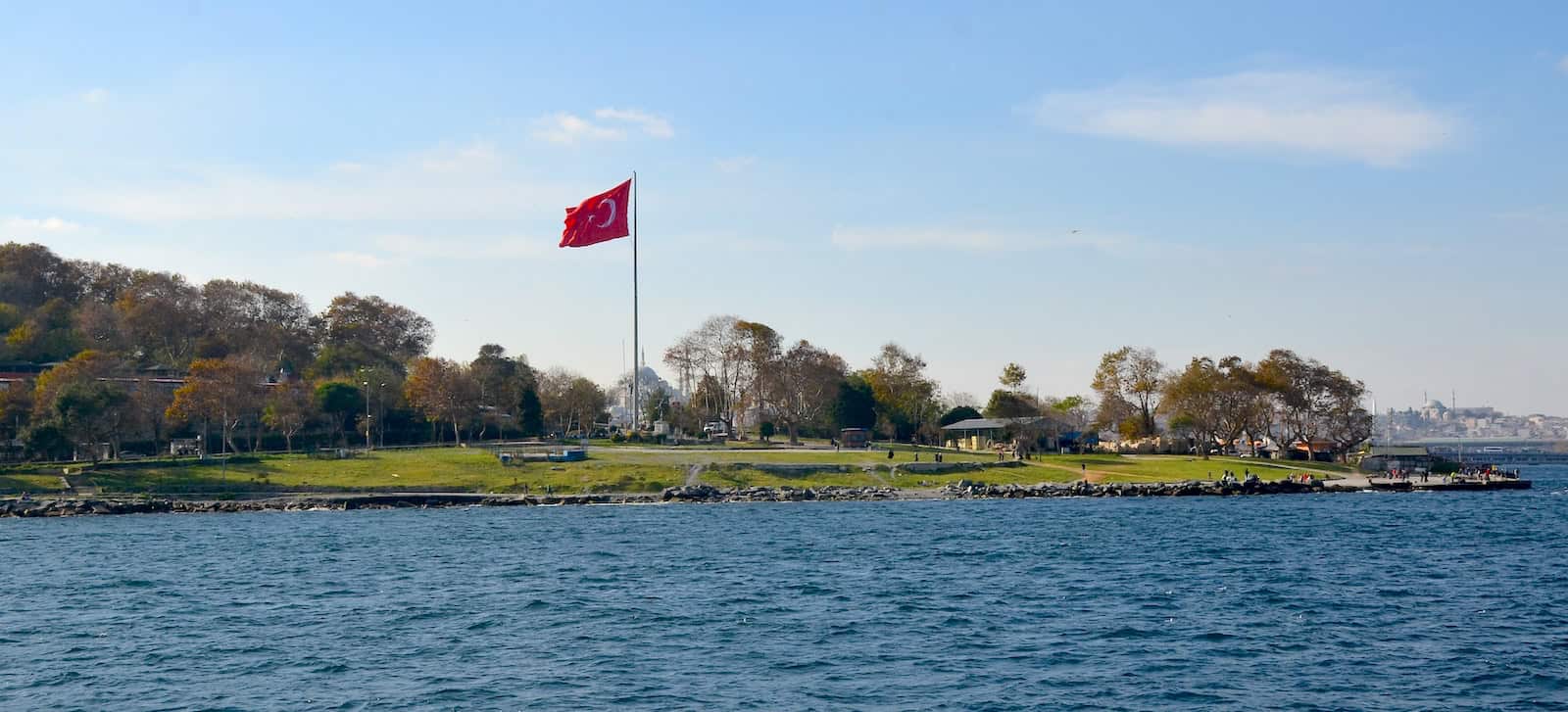 Sarayburnu Park in Istanbul, Turkey