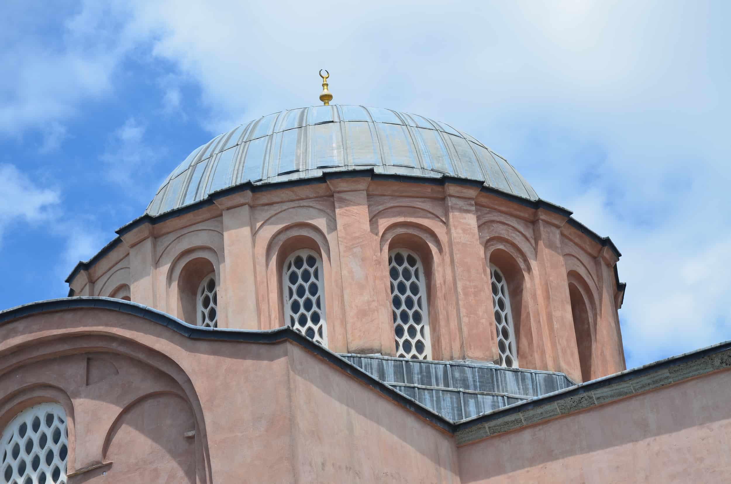 Central dome of the south church of the Zeyrek Mosque in Zeyrek, Istanbul, Turkey
