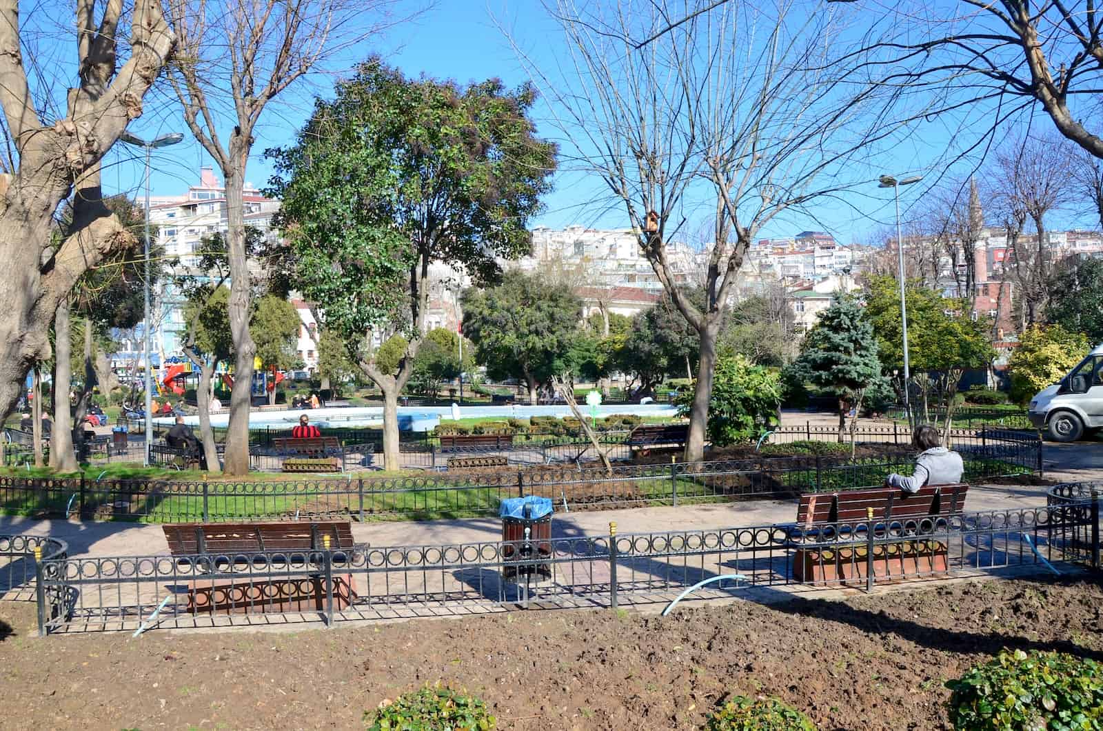 Kadırga Park in Kadırga, Istanbul, Turkey