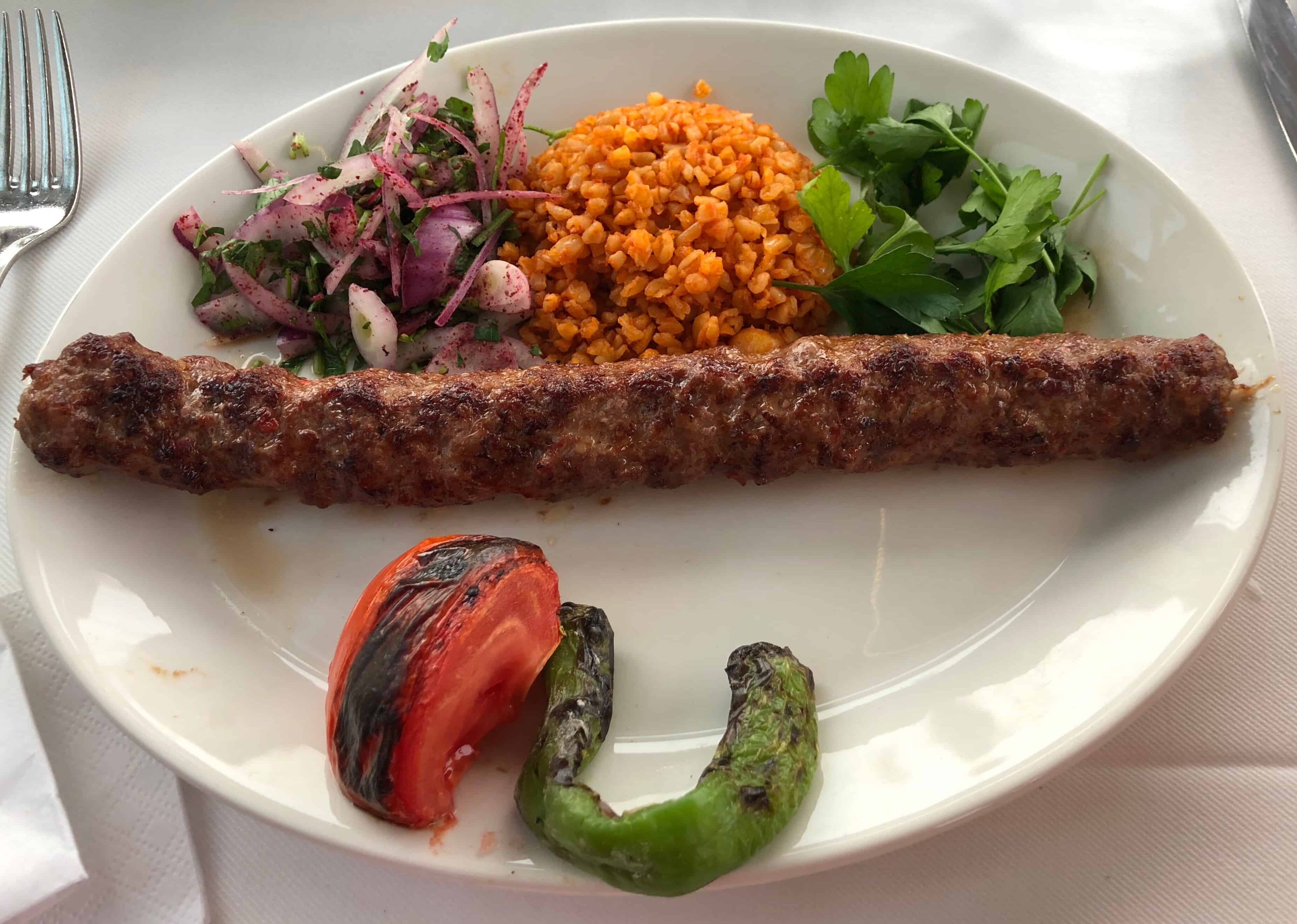 Haşhaş kebab at Hamdi Restaurant