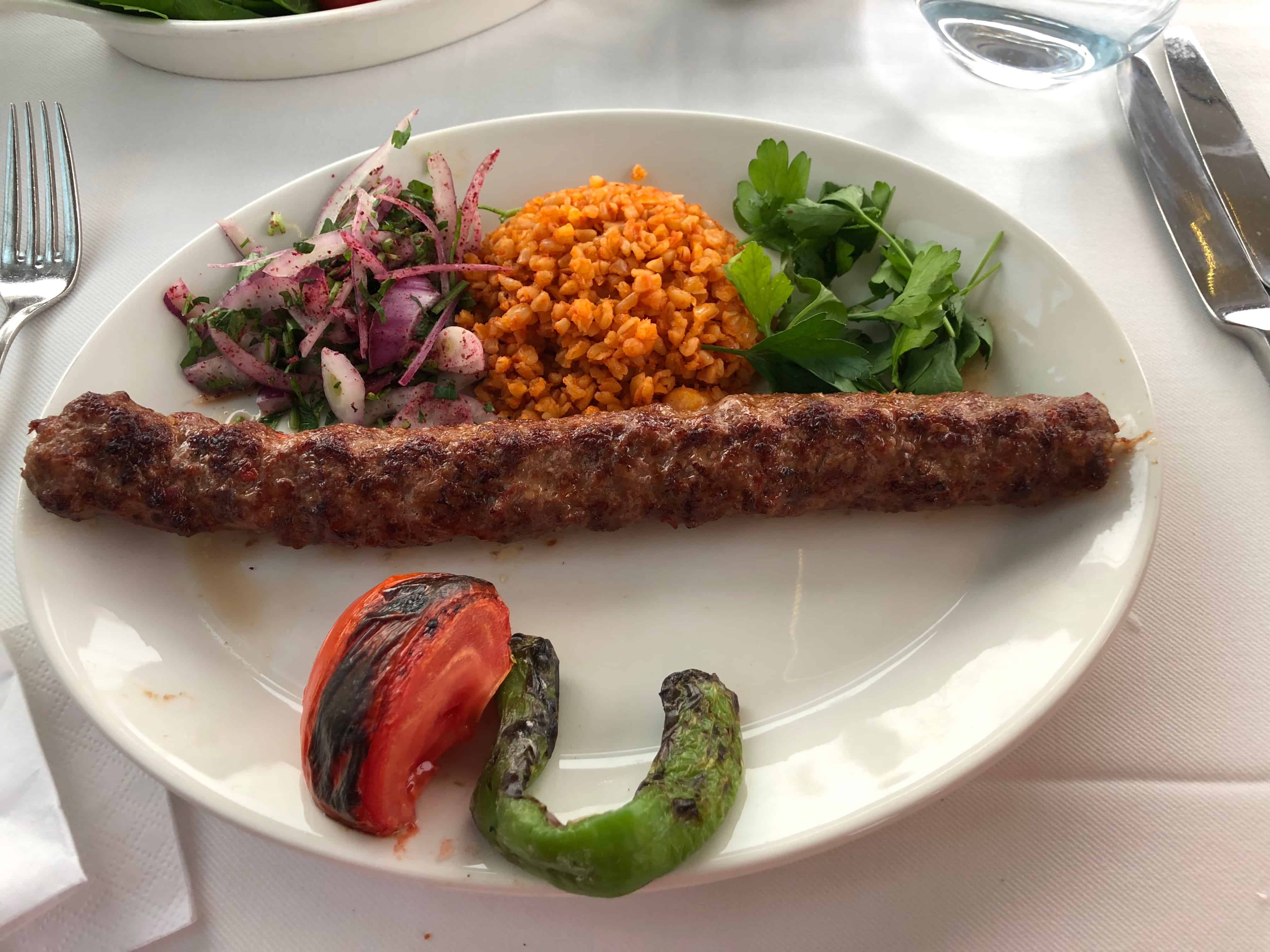 Haşhaş kebab at Hamdi Restaurant