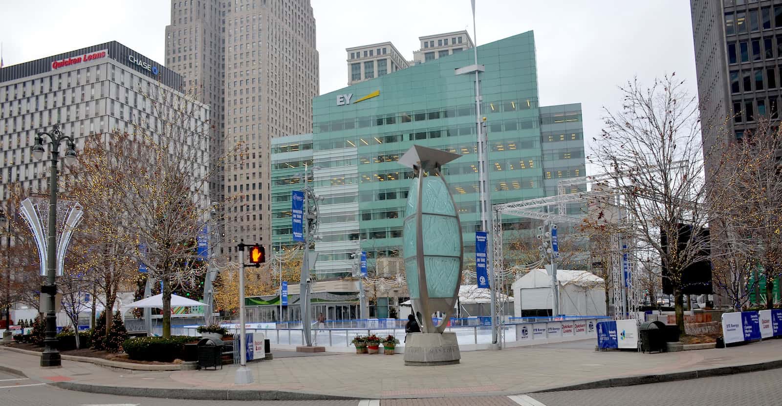 Campus Martius in Detroit, Michigan