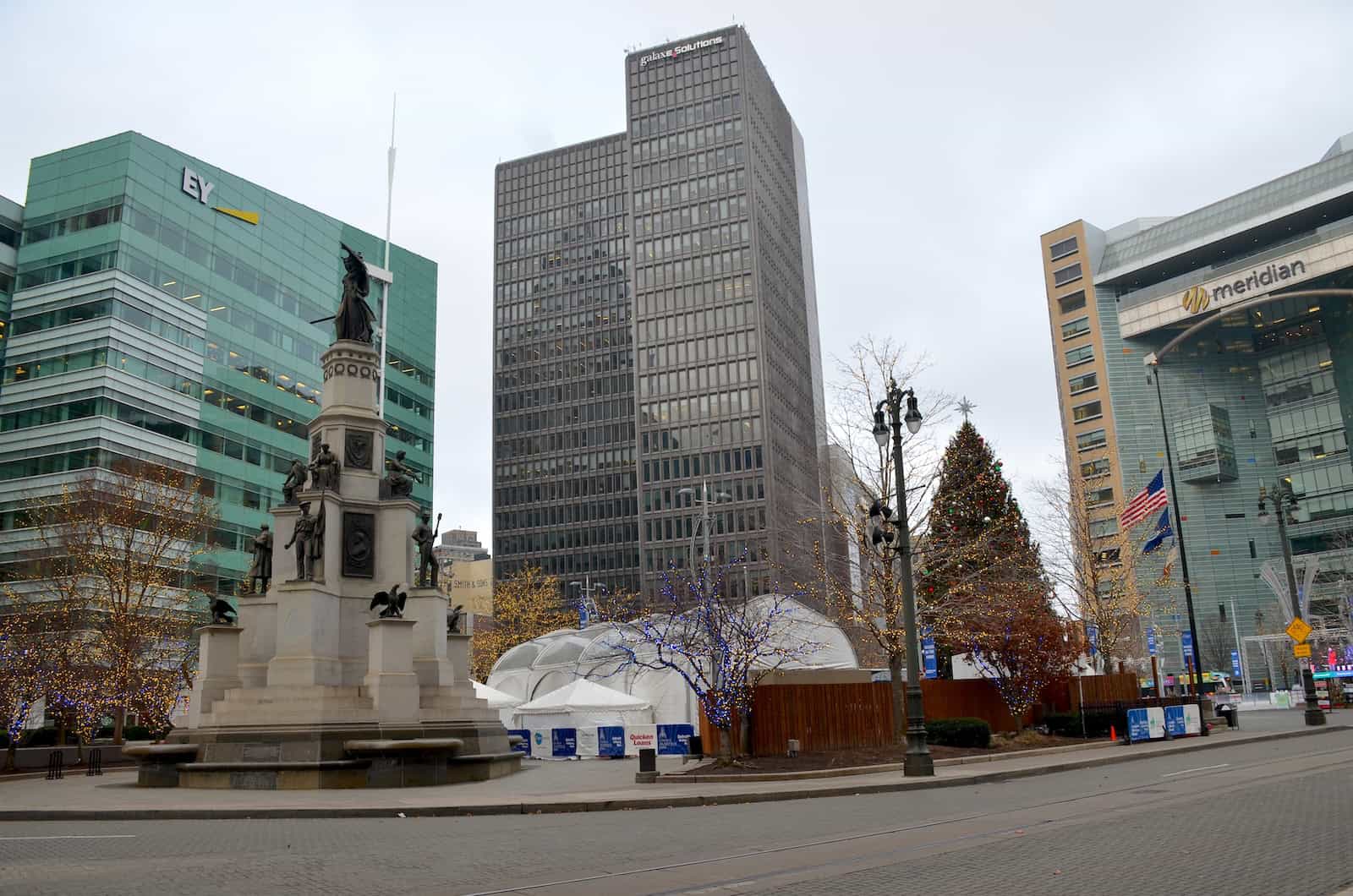 Campus Martius in Detroit, Michigan