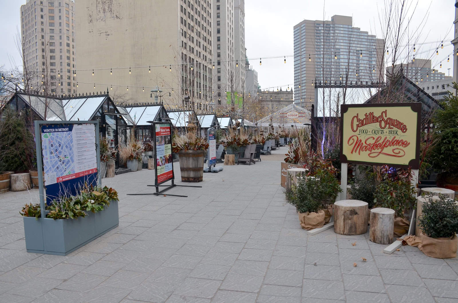 Cadillac Square in Detroit, Michigan