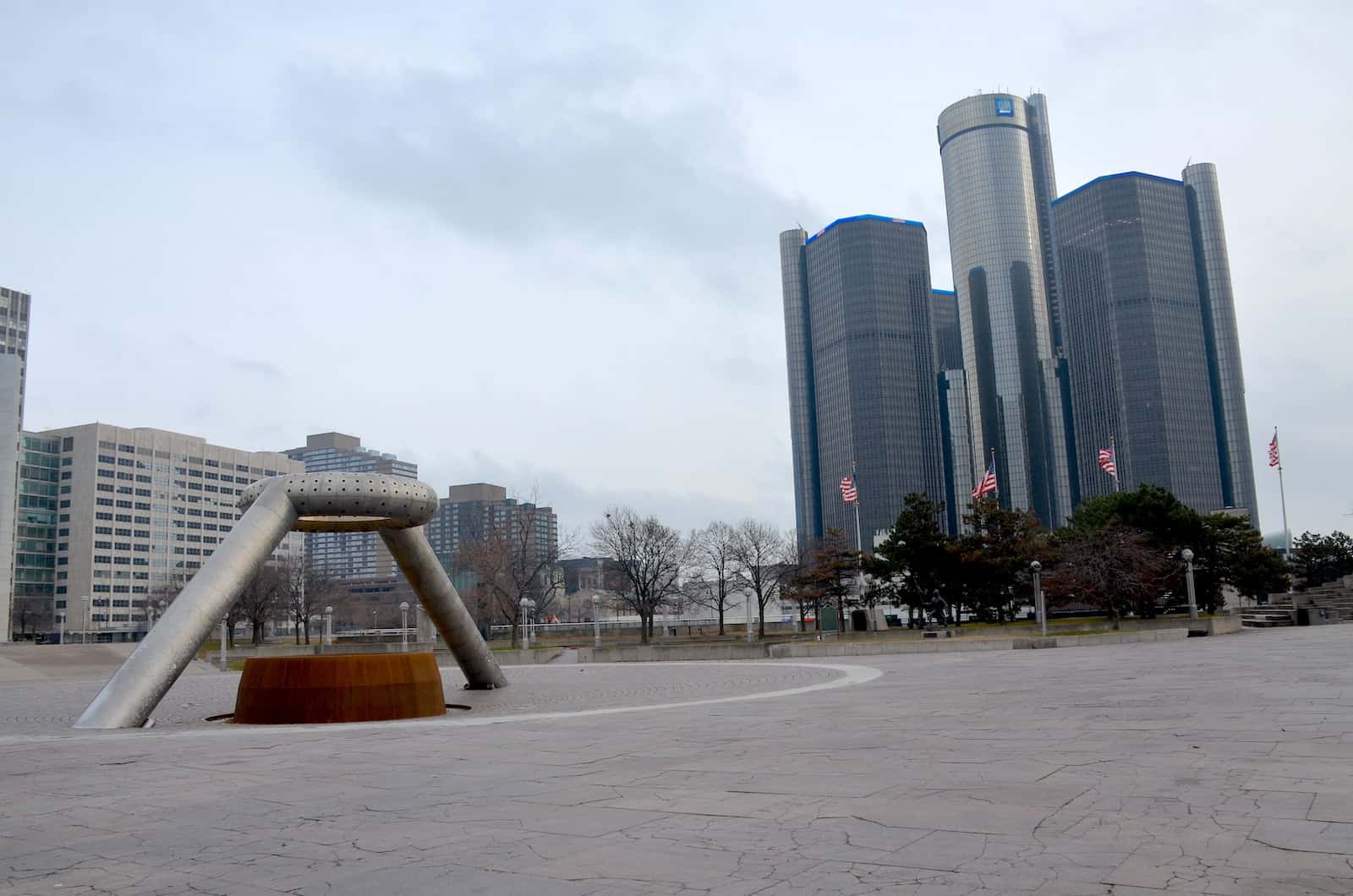 Hart Plaza in Detroit, Michigan