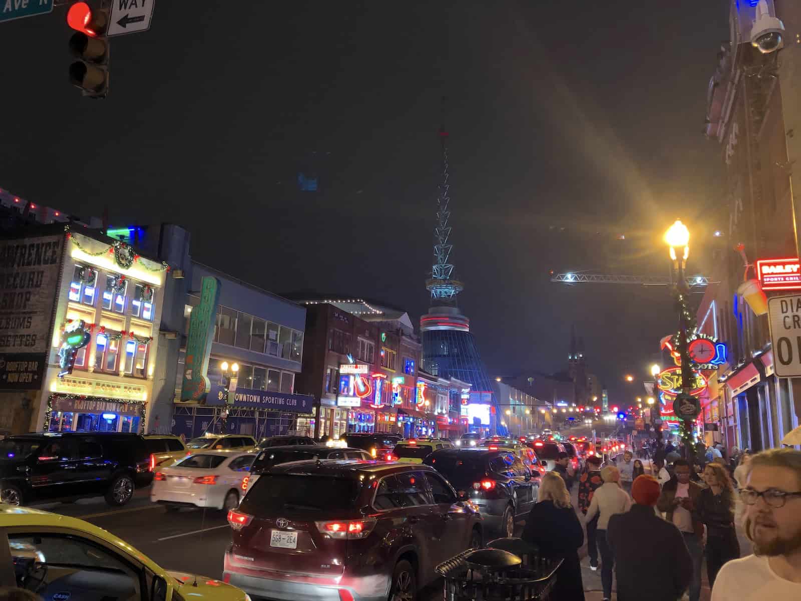 Broadway in Nashville, Tennessee