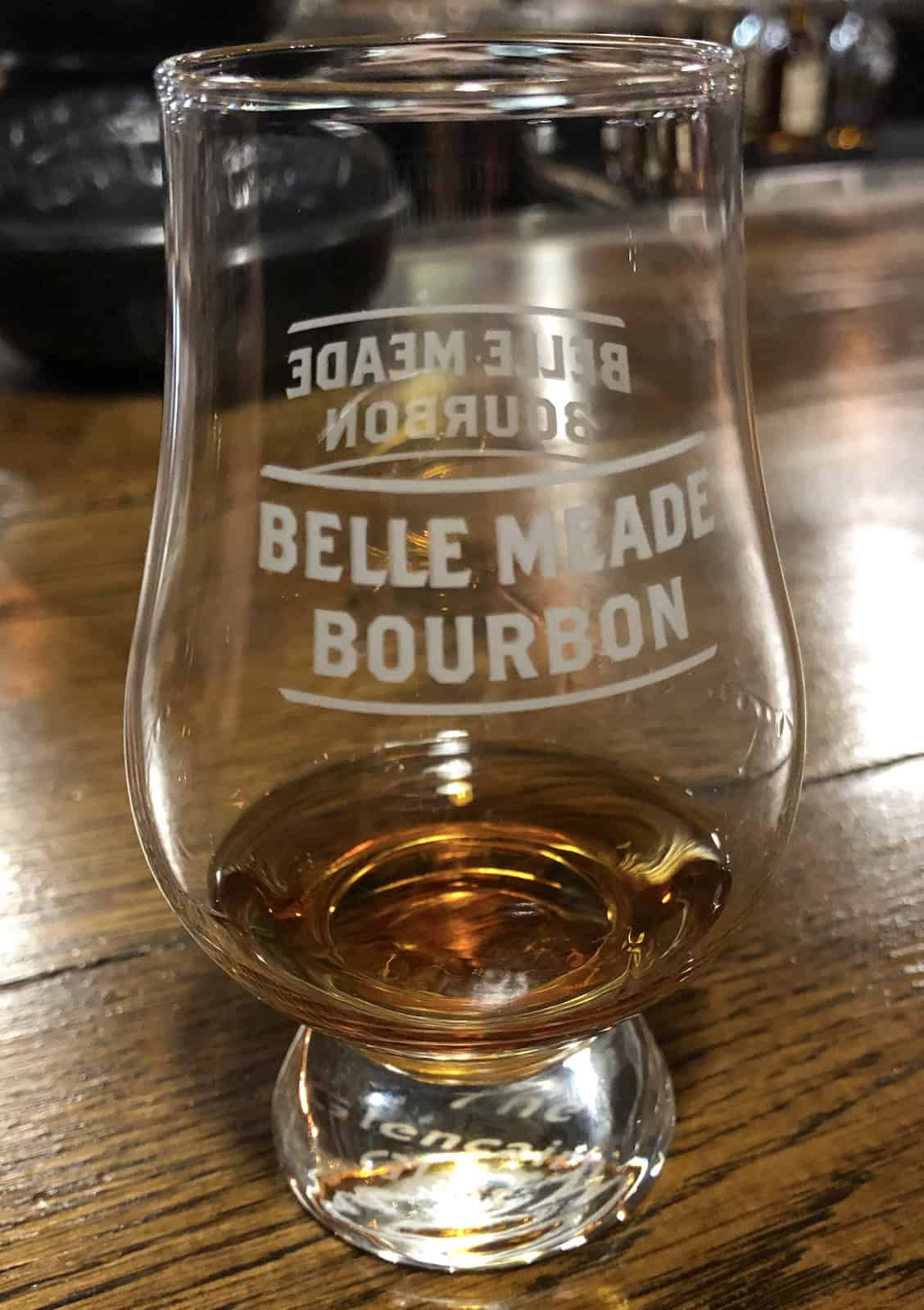 Tasting sample at Nelson's Green Brier Distillery in Nashville, Tennessee