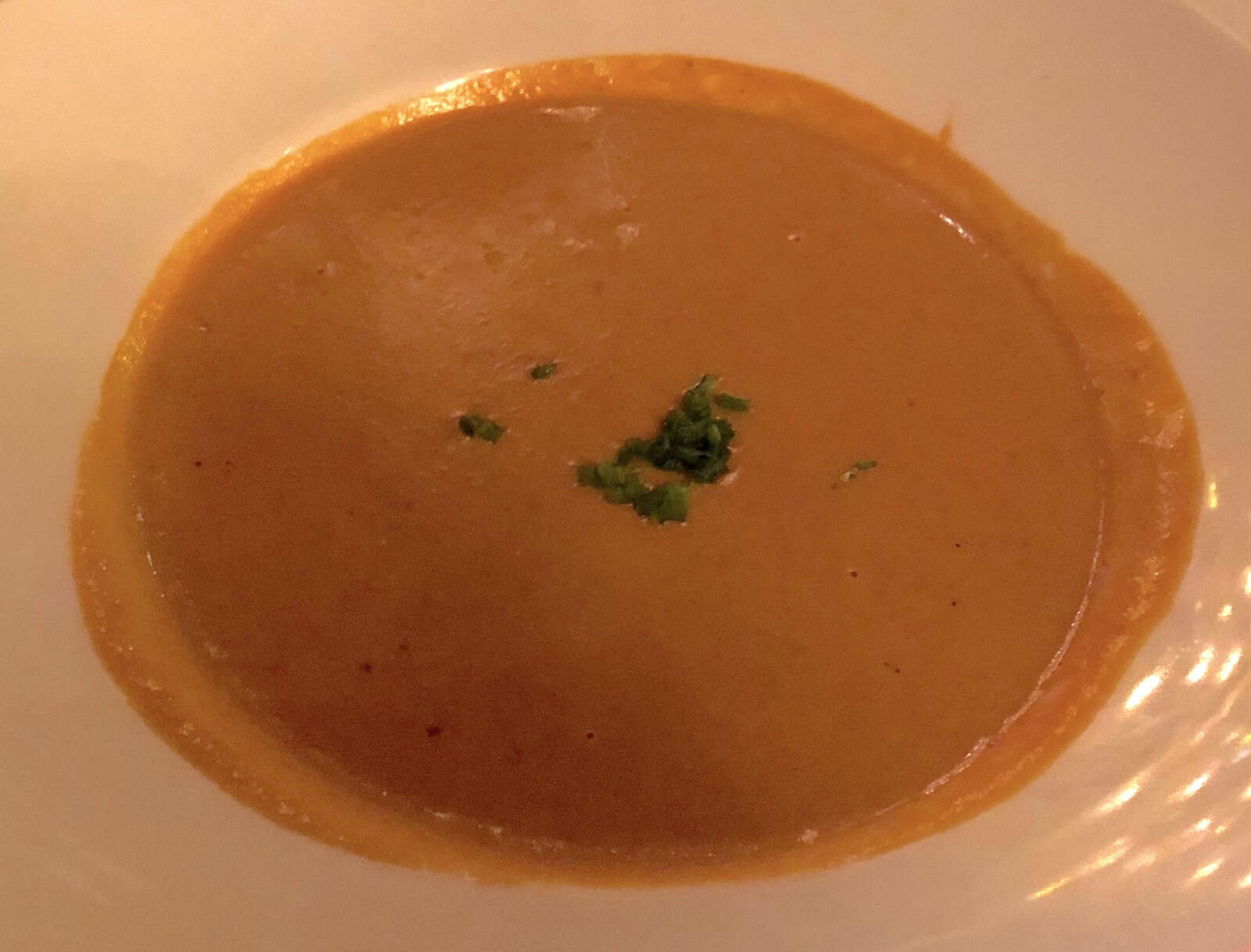 Crab bisque at Jeff Ruby's Steakhouse