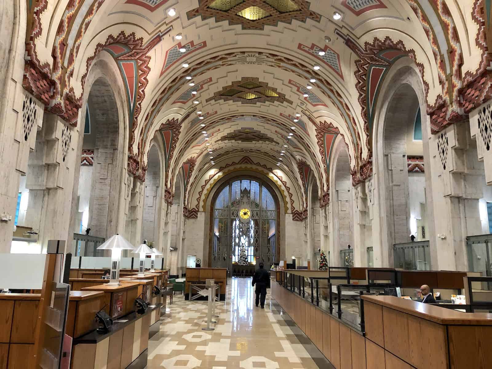 Promenade of the Guardian Building in Detroit, Michigan