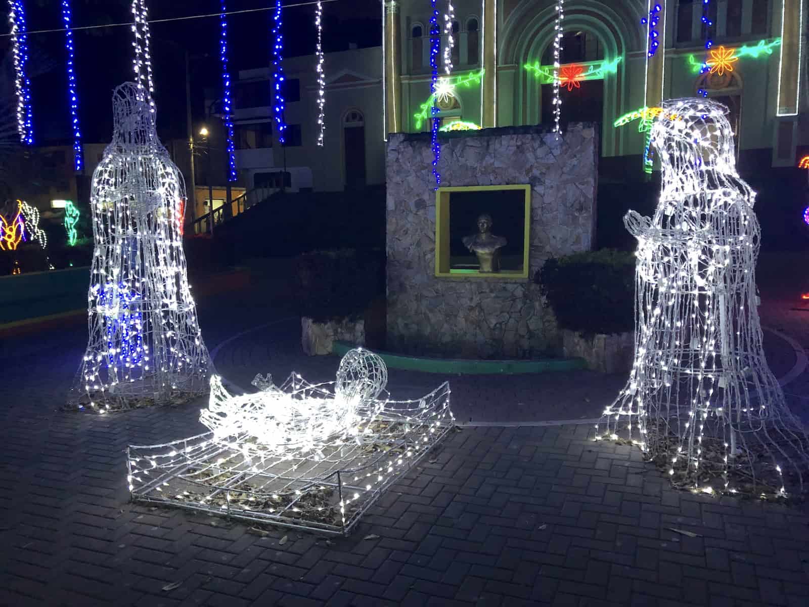 Nativity scene in Mistrató, Risaralda, Colombia