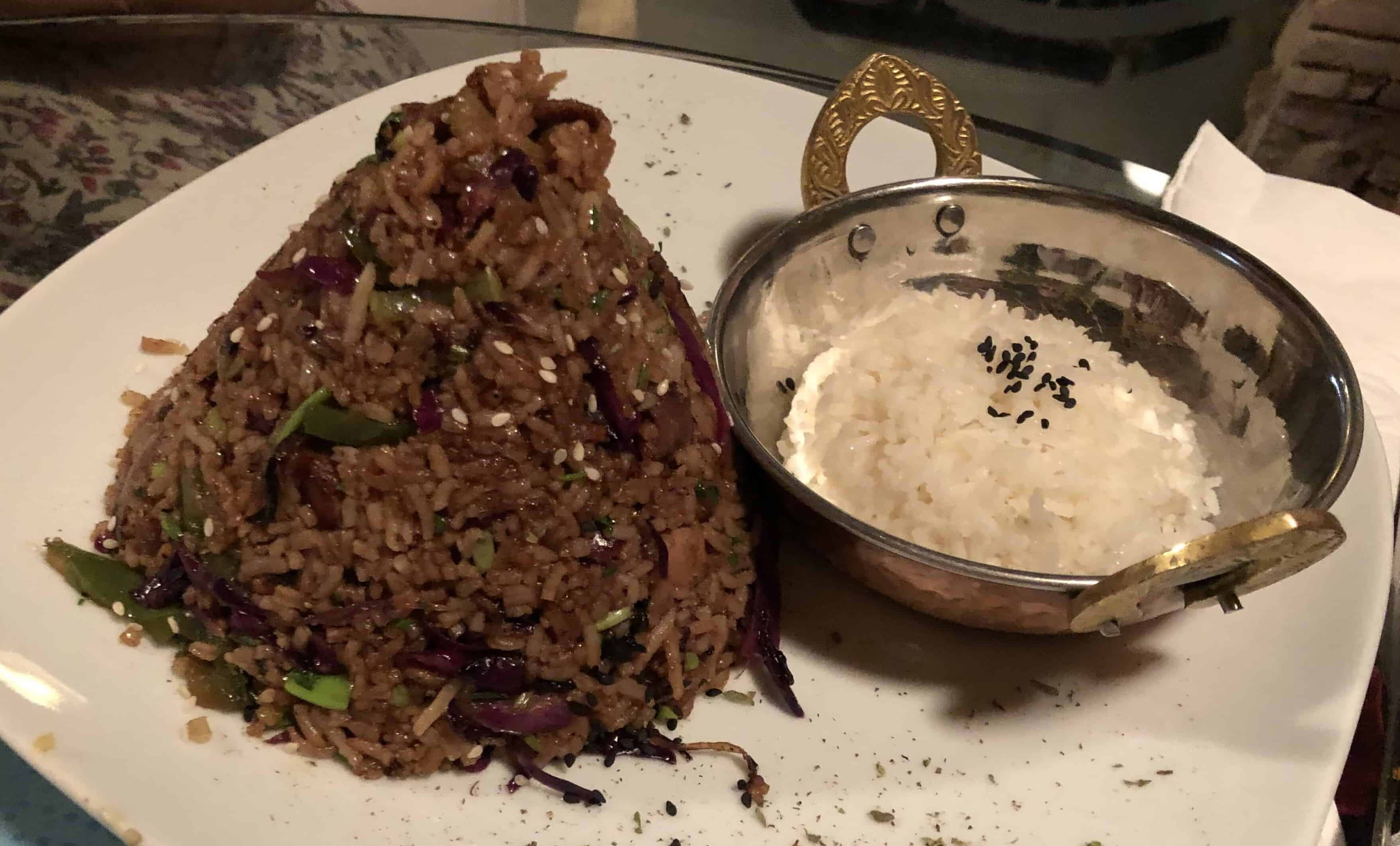 Biryani at El Tabún in El Poblado, Medellín, Antioquia, Colombia