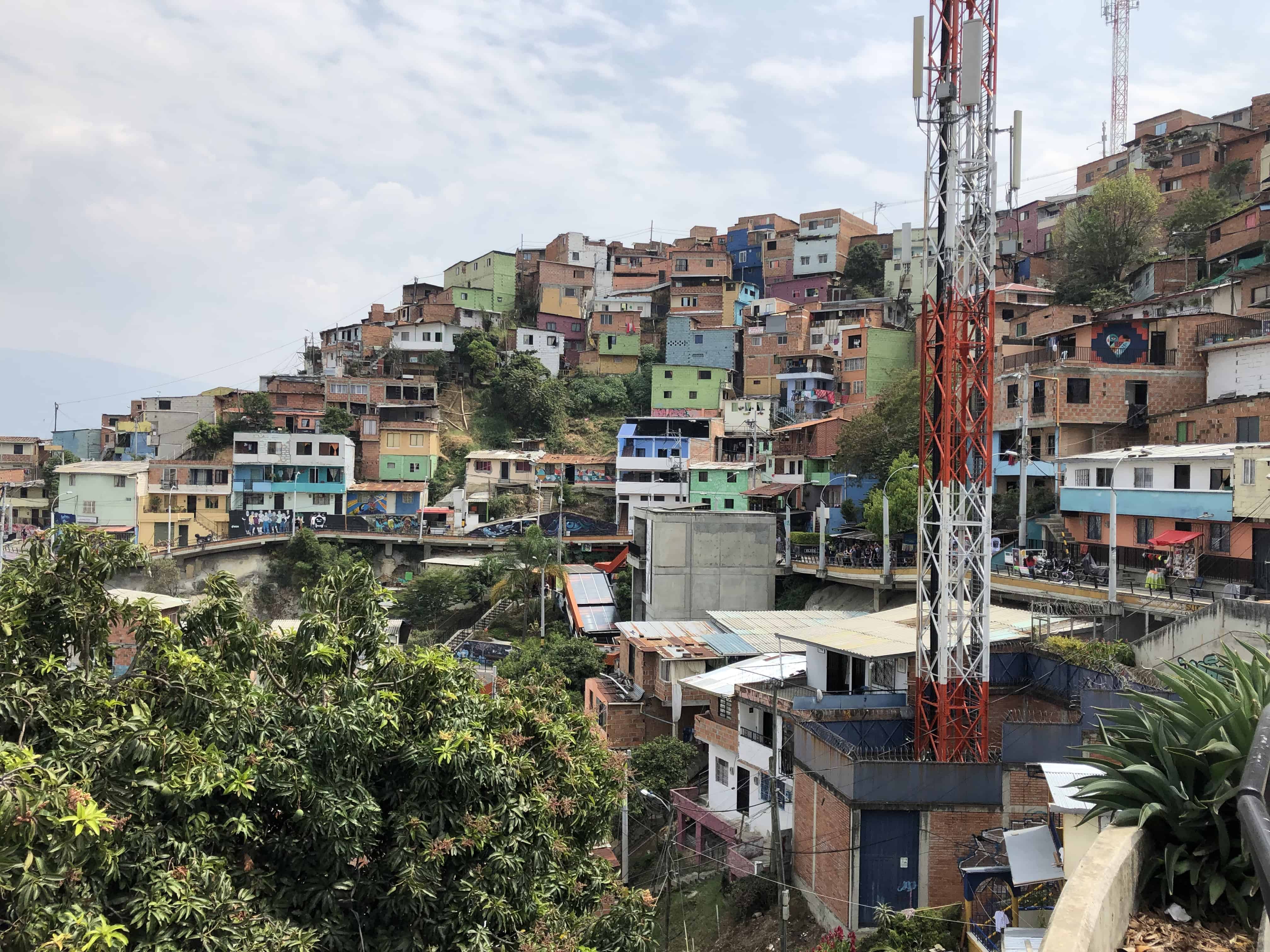 Comuna 13 from the top, Medellín, Antioquia, Colombia