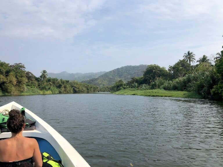 Cruising on the river at Buritaca, Magdalena, Colombia