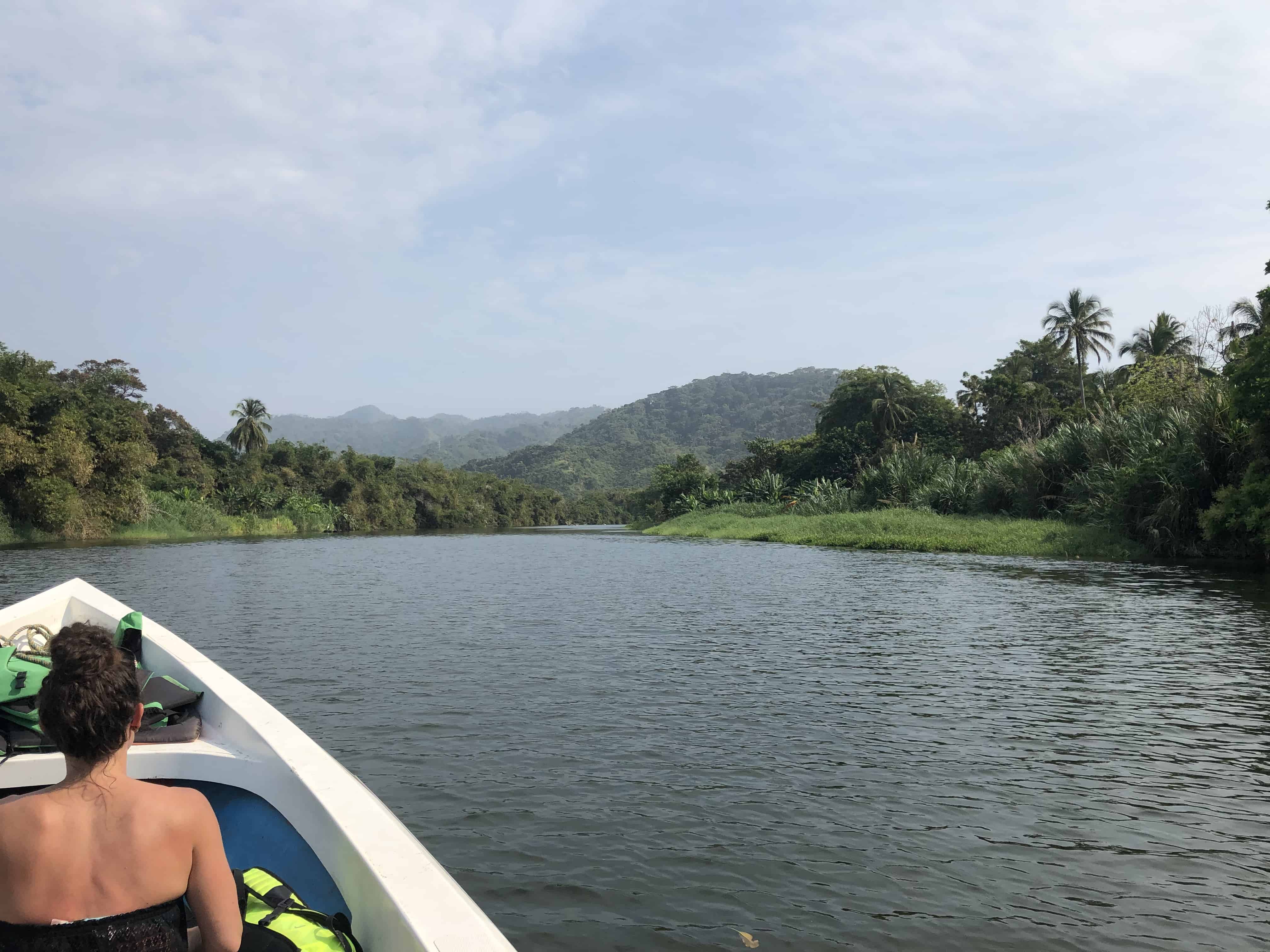 Cruising on the river at Buritaca, Magdalena, Colombia