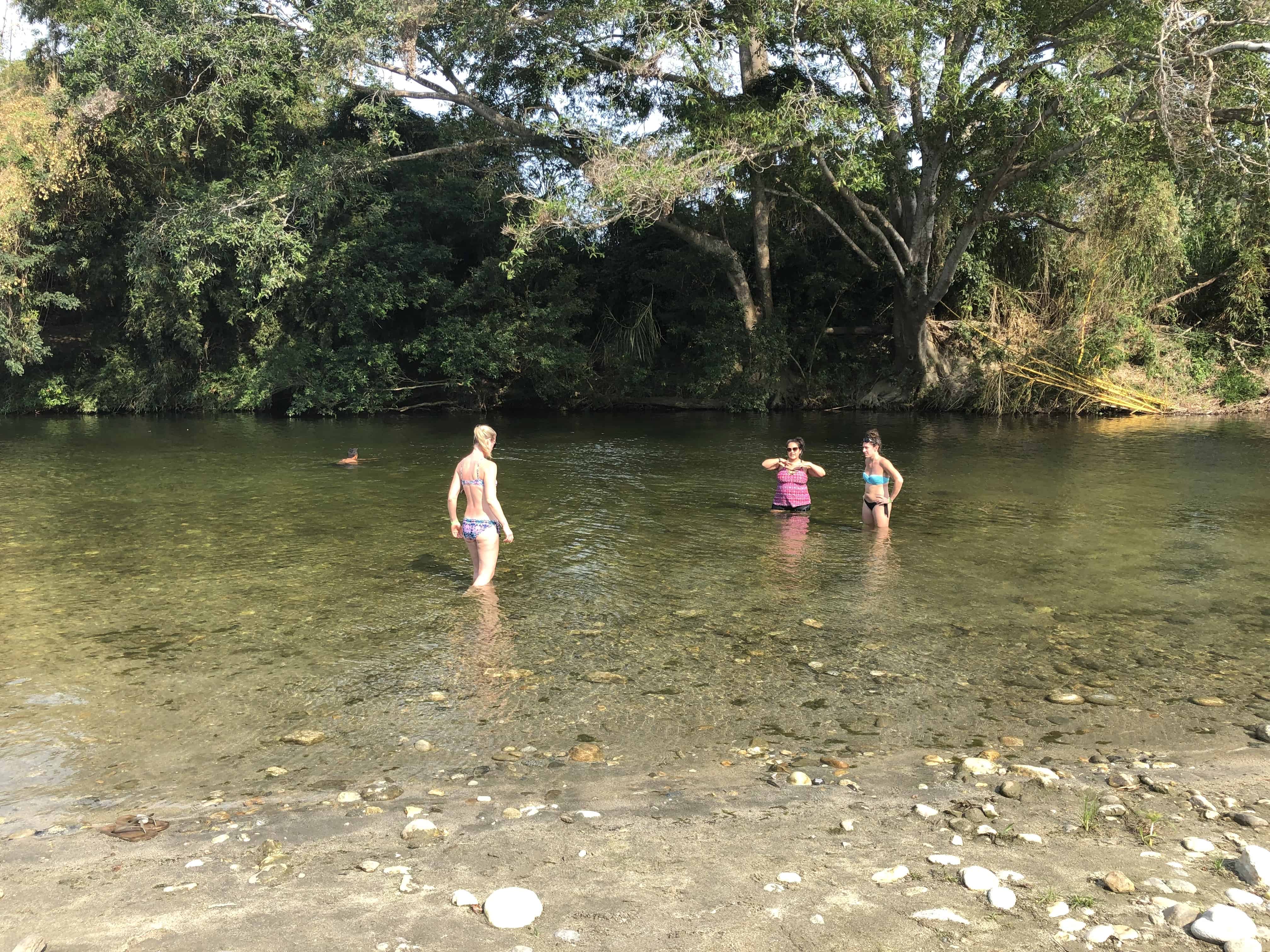 Swimming area at Buritaca, Magdalena, Colombia