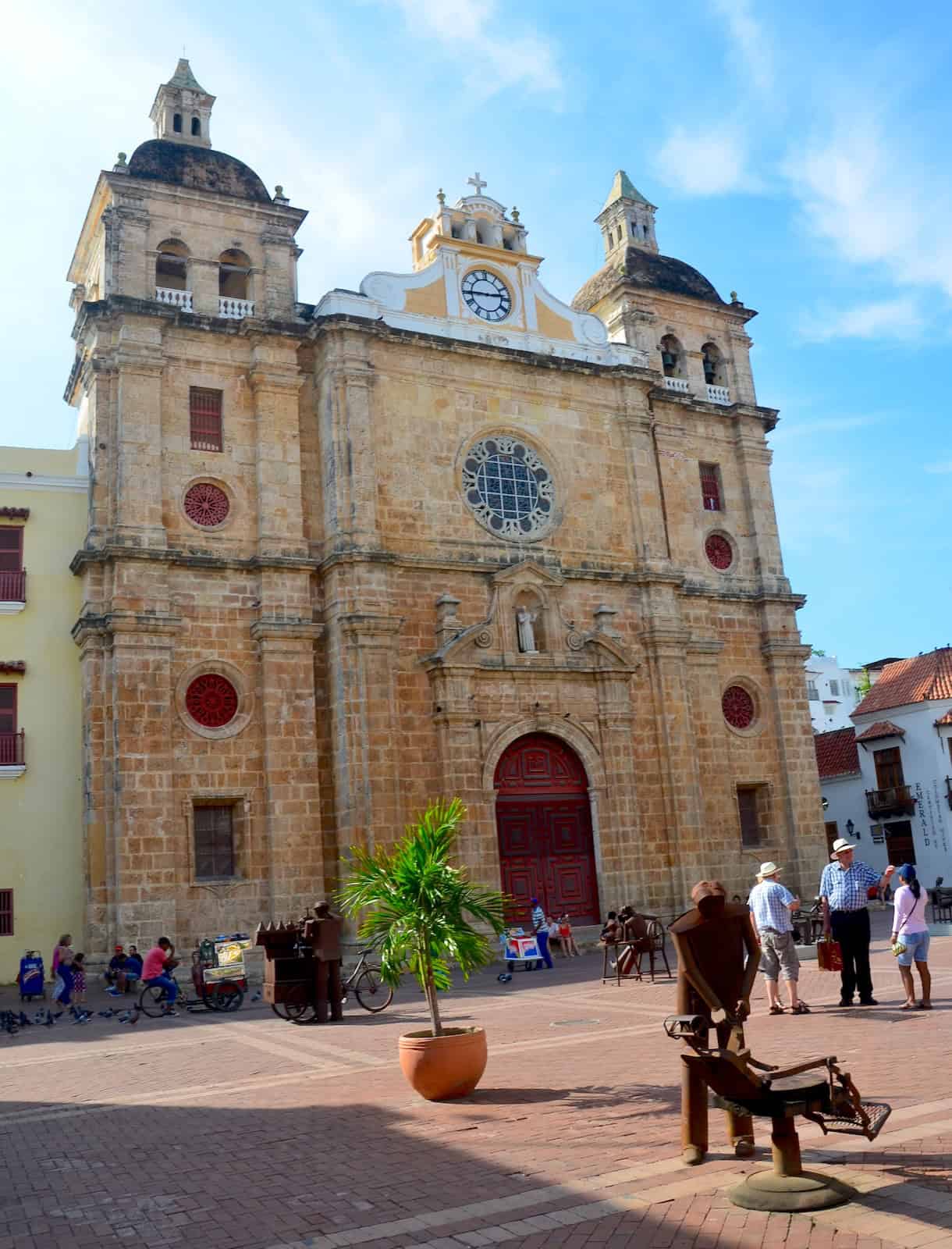 Church of San Pedro Claver in El Centro, Cartagena, Bolívar, Colombia