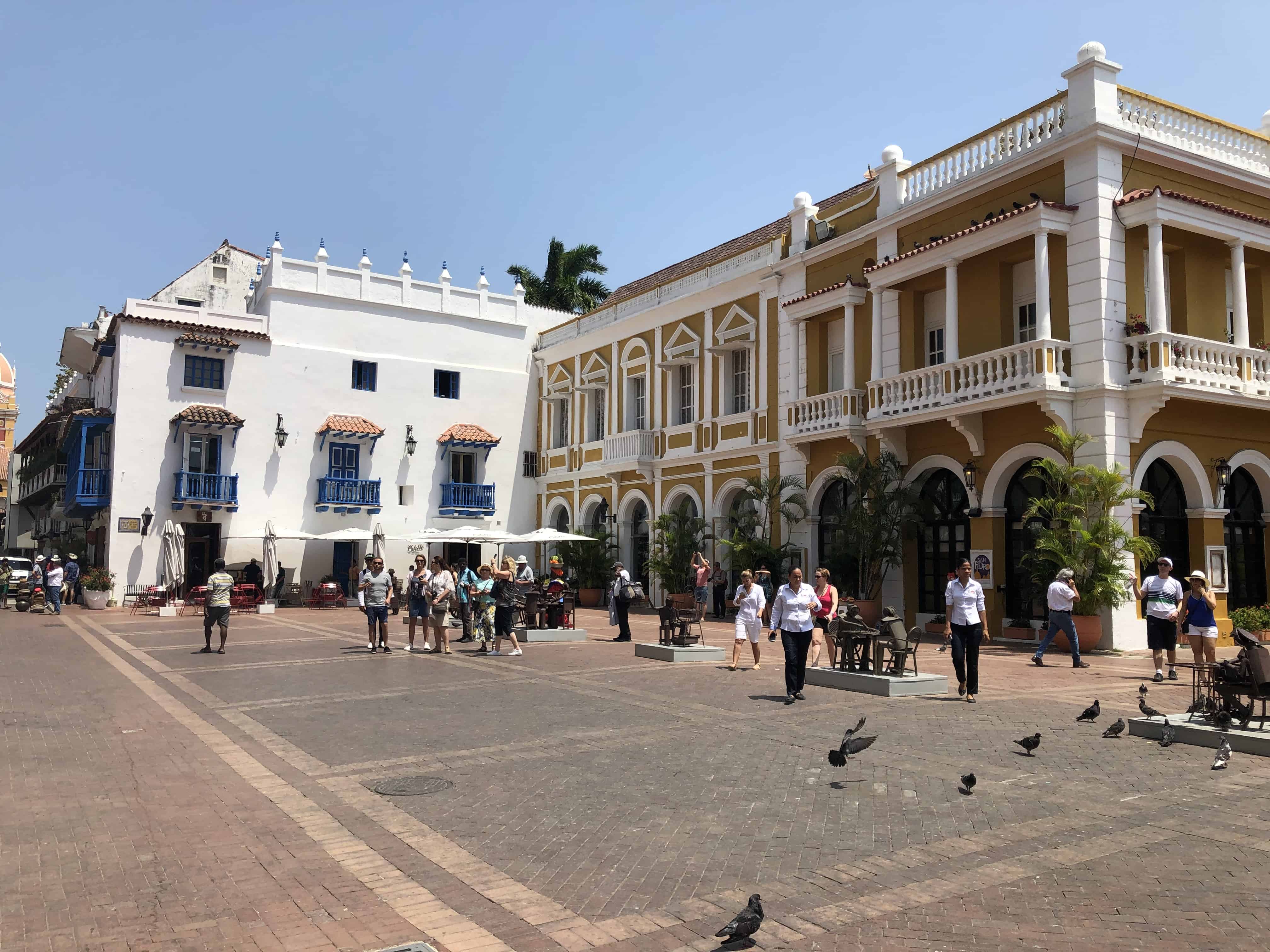 Plaza de San Pedro Claver in Cartagena, Colombia