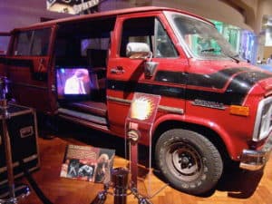 Soundgarden's van at The Henry Ford Museum of American Innovation in Dearborn, Michigan
