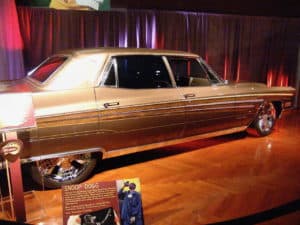 Snoop Dogg's 1974 Cadillac Coupe DeVille at The Henry Ford Museum of American Innovation in Dearborn, Michigan