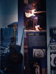 Buddy Guy's Harmony arch top guitar at The Henry Ford Museum of American Innovation in Dearborn, Michigan