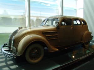 1934 Chrysler Airflow Model CU at the Walter P. Chrysler Museum in Auburn Hills, Michigan