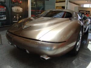 1995 Chrysler Atlantic concept car at the Walter P. Chrysler Museum in Auburn Hills, Michigan