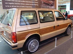 Dodge Voyager at the Walter P. Chrysler Museum in Auburn Hills, Michigan