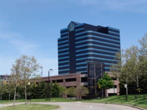 Chrysler headquarters in Auburn Hills, Michigan