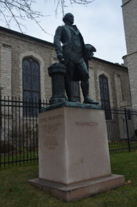 George Washington statue in Detroit, Michigan