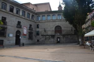 Palacio de los Vargas (left) and Capilla del Obispo (right) in La Latina, Madrid, Spain