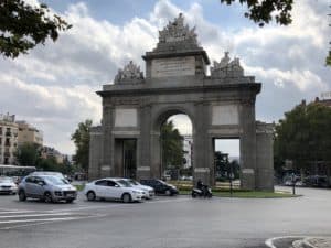 Puerta de Toledo in La Latina, Madrid, Spain