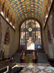 Lobby of the Guardian Building in Detroit, Michigan