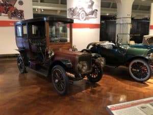1908 Stevens-Duryea Model U limousine at The Henry Ford Museum of American Innovation in Dearborn, Michigan
