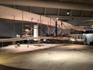 Replica 1903 Wright Flyer at The Henry Ford Museum of American Innovation in Dearborn, Michigan