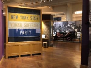 Women's Suffrage section at The Henry Ford Museum of American Innovation in Dearborn, Michigan