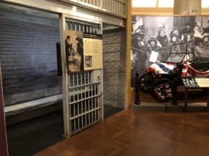 Replica prison cell at The Henry Ford Museum of American Innovation in Dearborn, Michigan