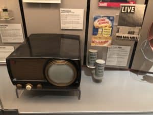 Early television and Cold War memorabilia at The Henry Ford Museum of American Innovation in Dearborn, Michigan