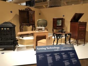 Turning technology into furniture at The Henry Ford Museum of American Innovation in Dearborn, Michigan