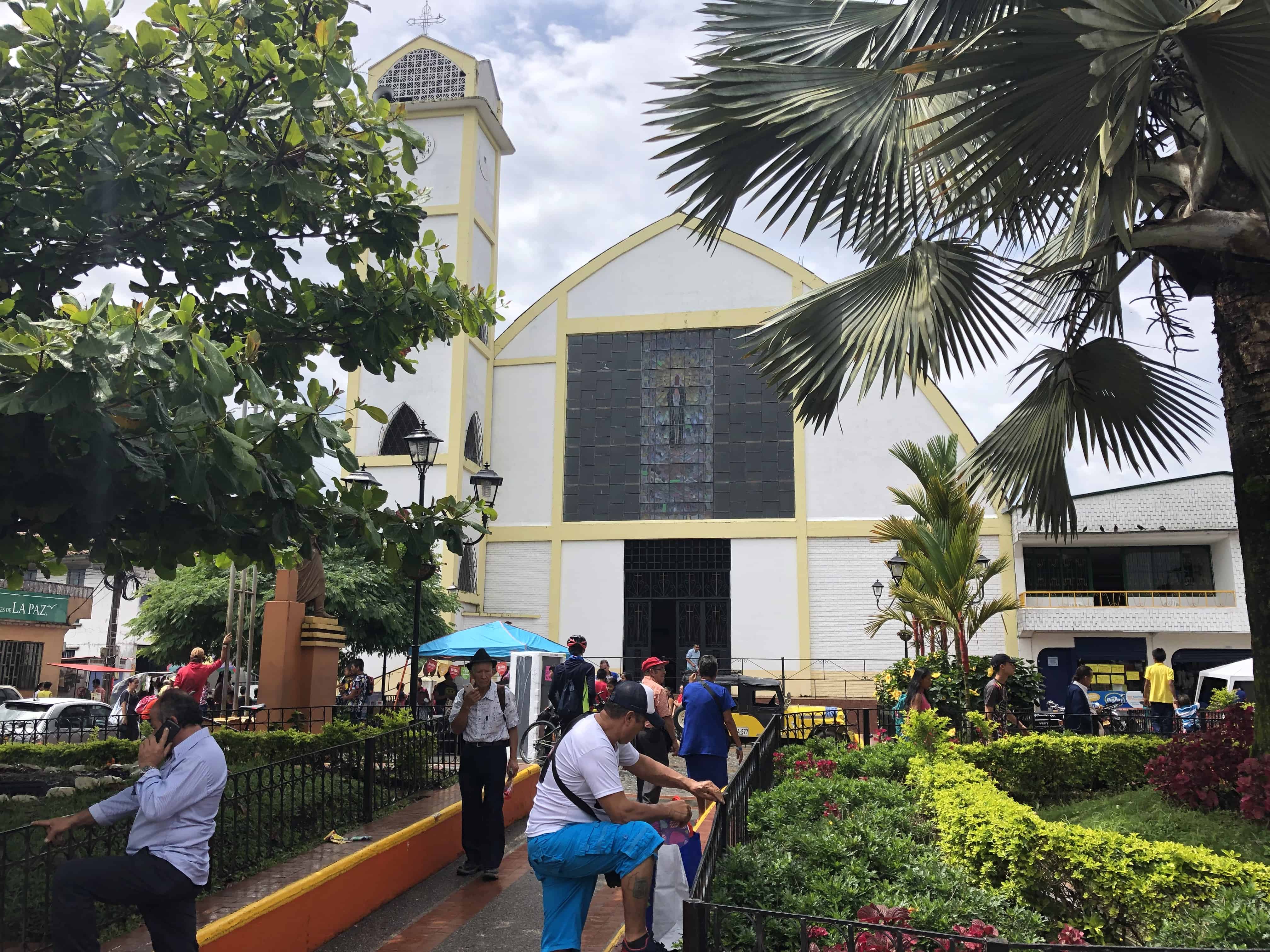 Immaculate Mary Church in Belalcázar, Caldas, Colombia