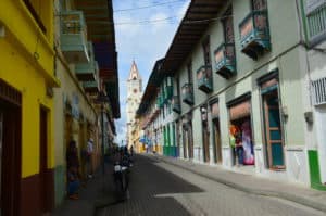 Calle Real in Santuario, Risaralda, Colombia