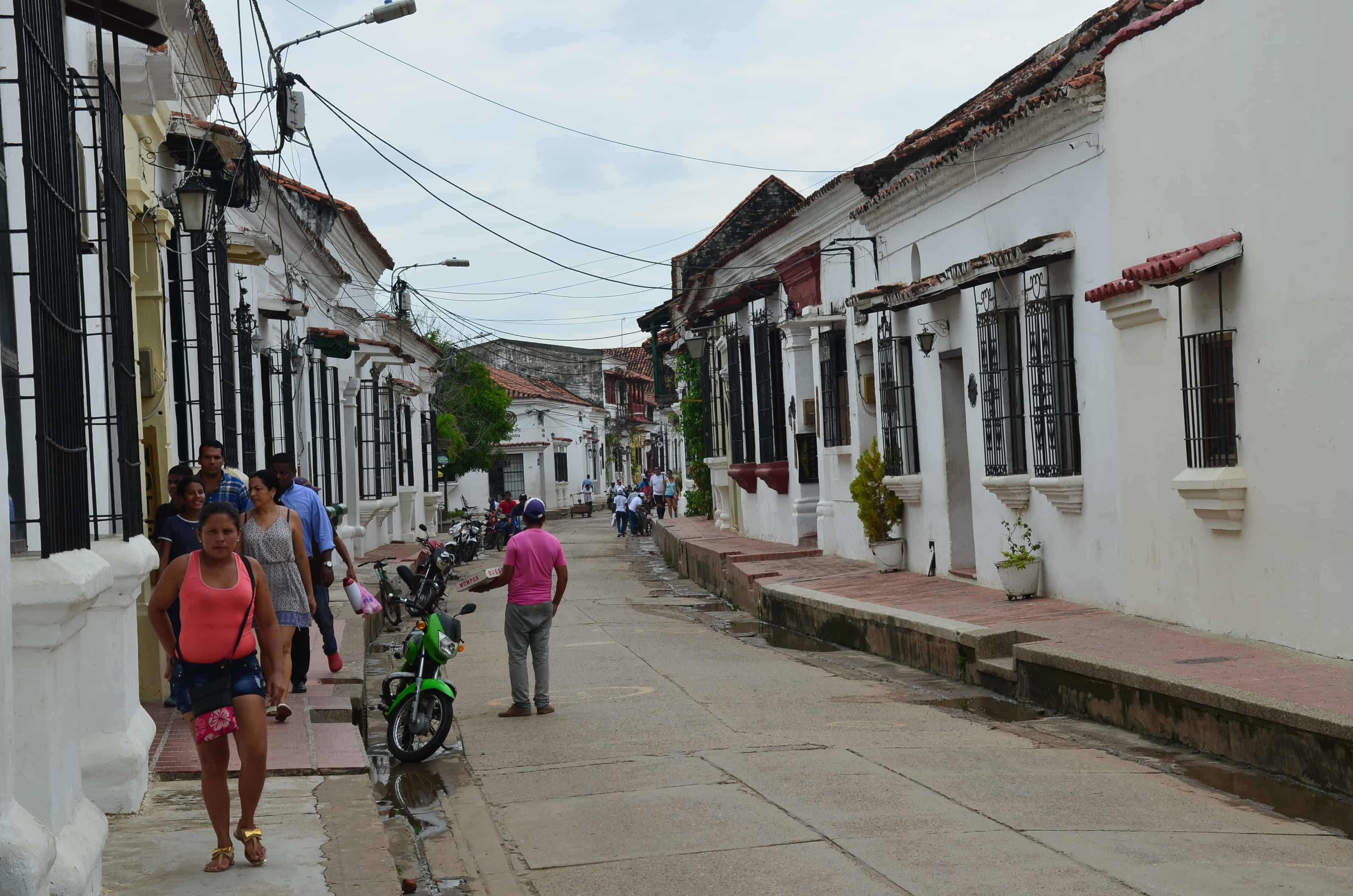 Calle del Medio in Mompox, Bolívar, Colombia