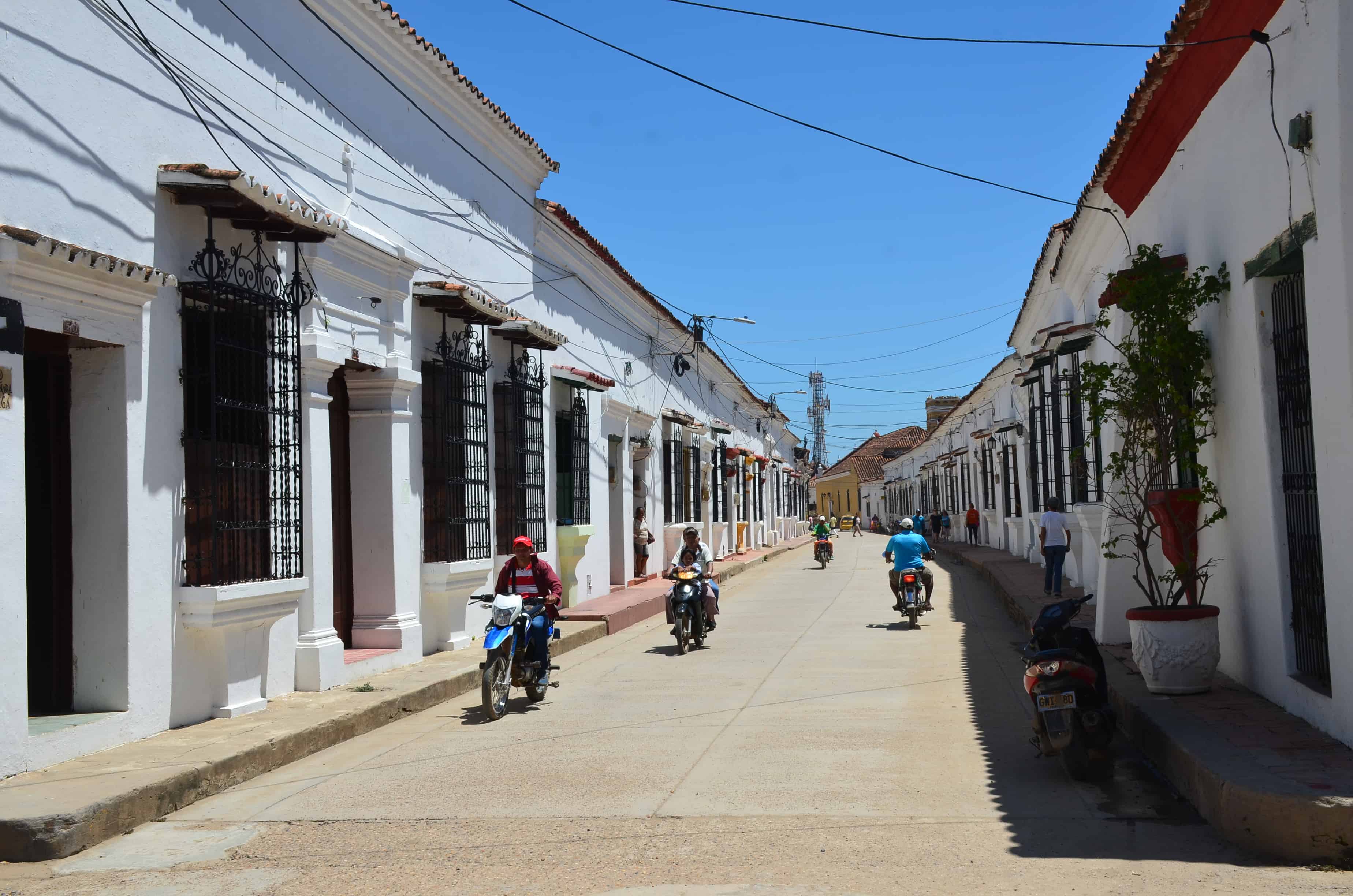 Calle del Medio in Mompox, Bolívar, Colombia