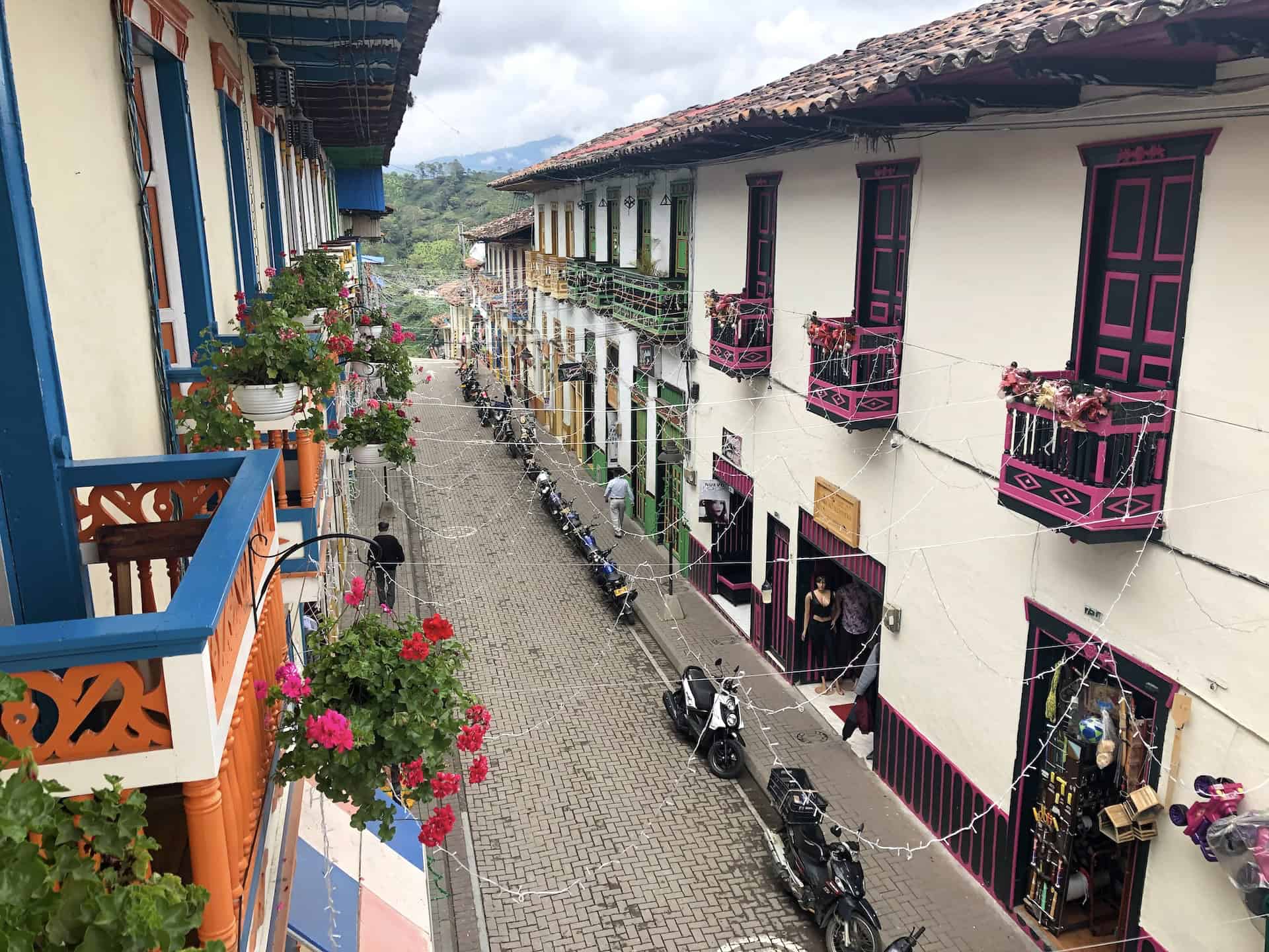 Calle Real in Santuario, Risaralda, Colombia