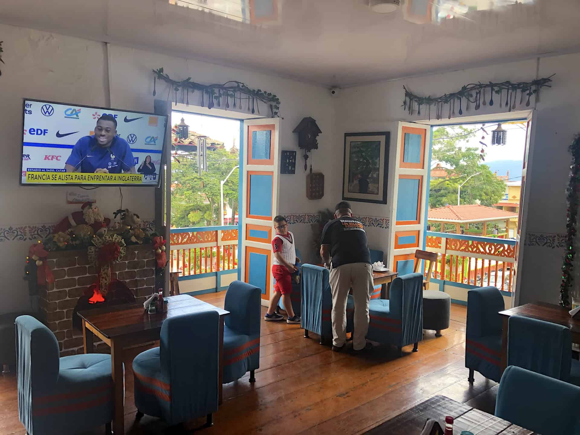 Dining room at Restaurante Los Balcones