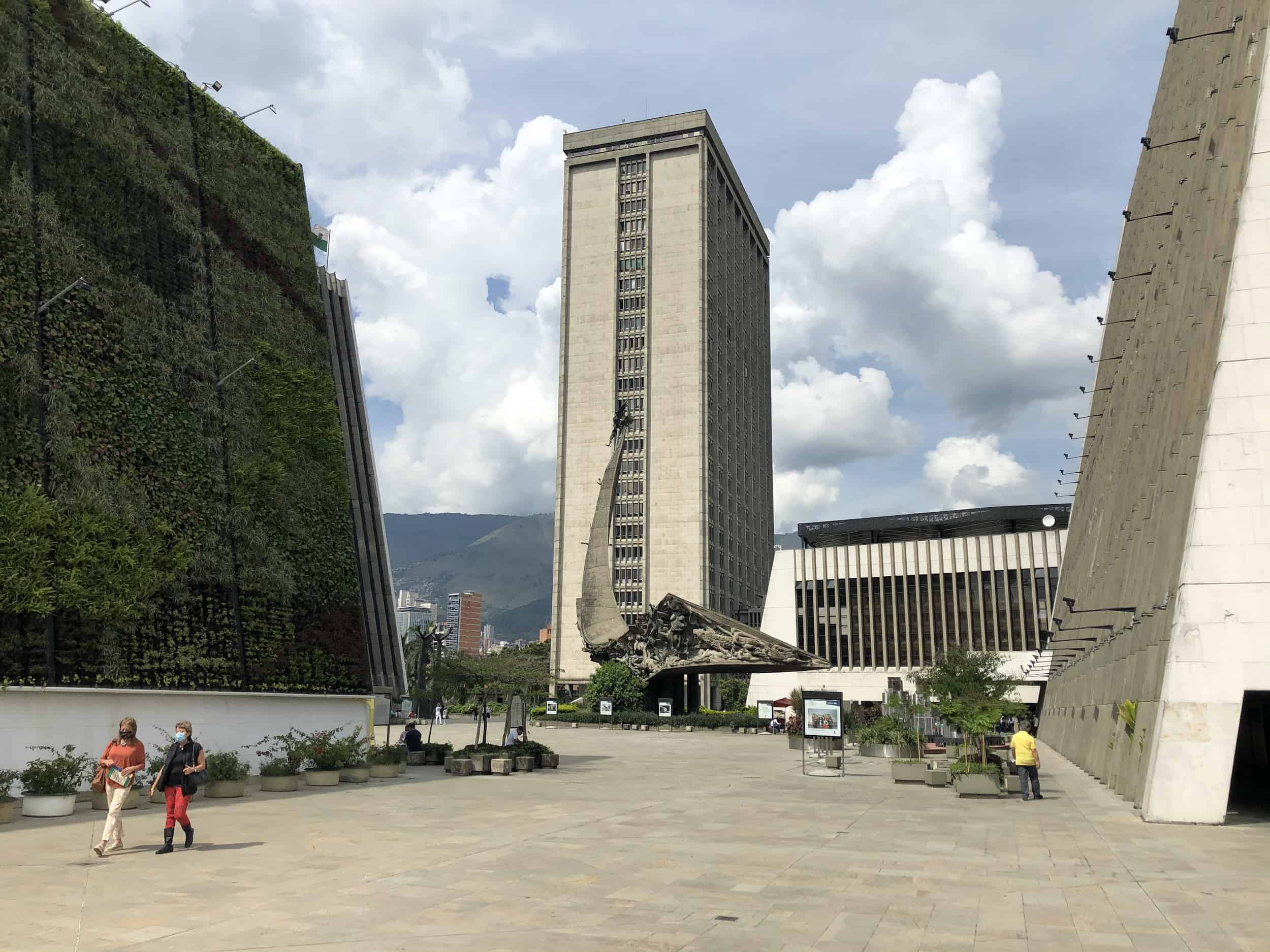 Plaza at La Alpujarra in Medellín, Antioquia, Colombia